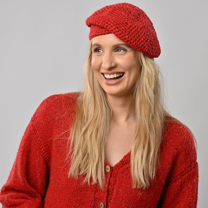 Cranberry Hat Crochet Kit - Wool Couture