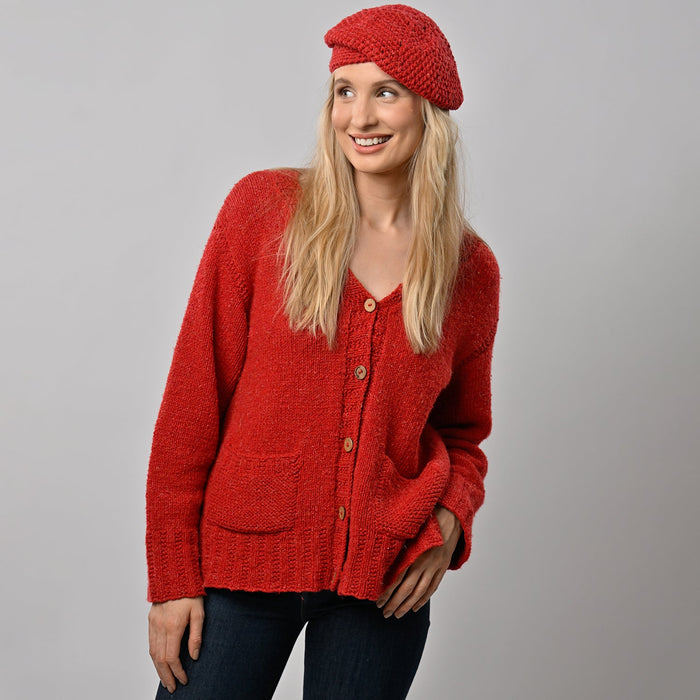 Cranberry Hat Crochet Kit - Wool Couture