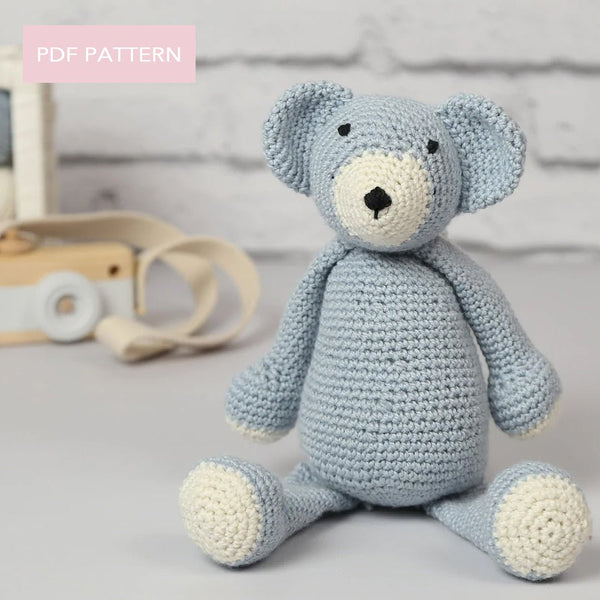 Crochet PDF Pattern - Peter The Teddy Bear - Wool Couture
