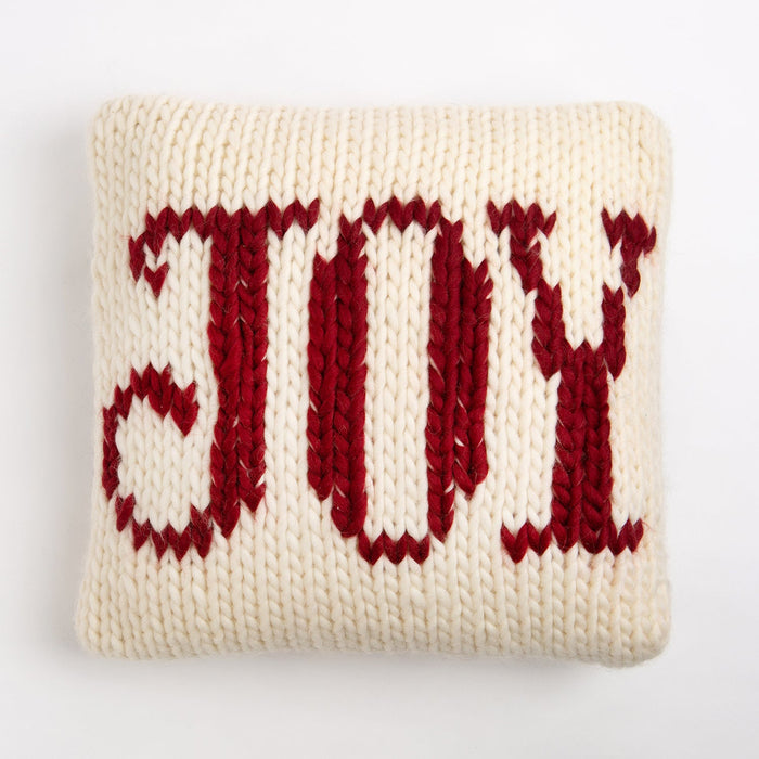 Cushion Cover Knitting Kit - Joy - Wool Couture