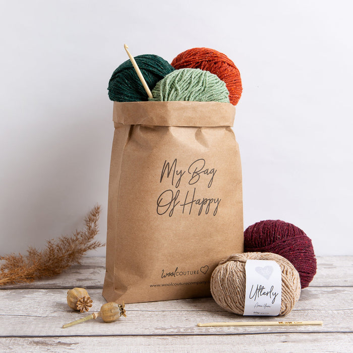 Cushion Crochet Kit - Misty Rainbow - Wool Couture