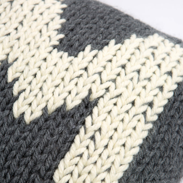 Cushion Knitting Kit - Monogram - Wool Couture