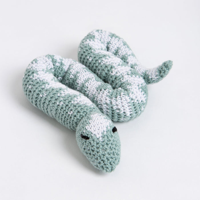 Cyril The Snake - Cotton Crochet Kit - Wool Couture