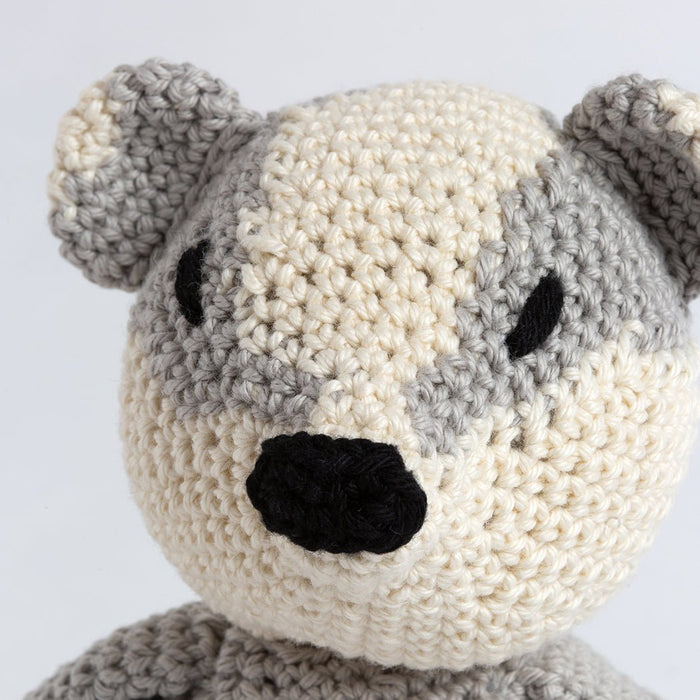 Daisy The Badger Crochet Kit - Wool Couture