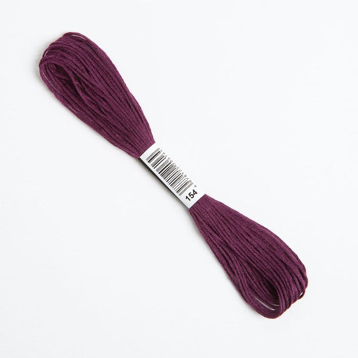Damson Embroidery Thread Floss 154 - Wool Couture