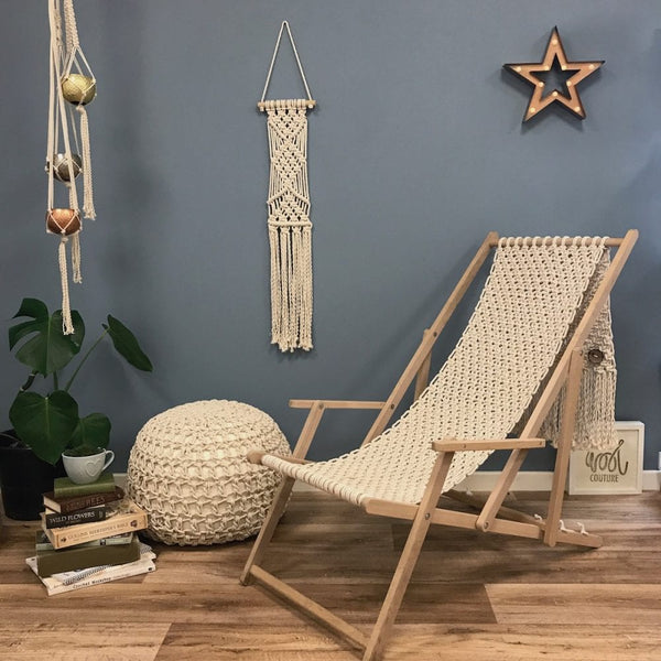 Deckchair Macrame Kit - Wool Couture