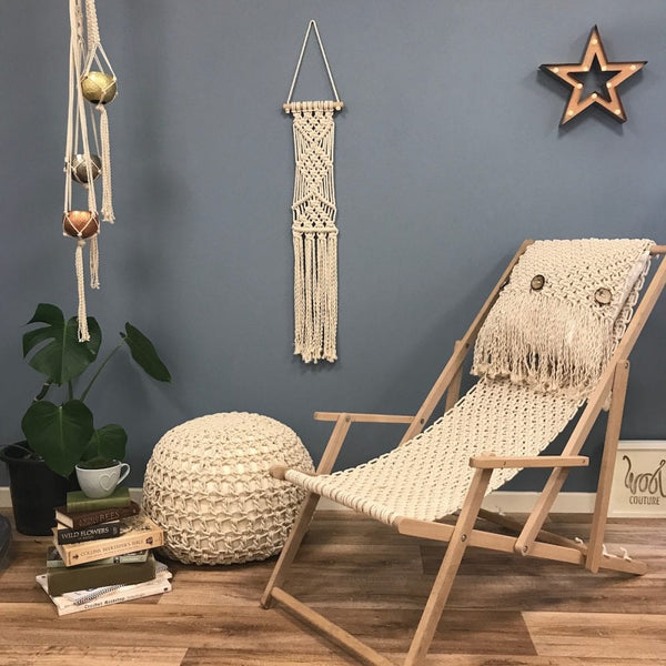 Deckchair Macrame Kit - Wool Couture