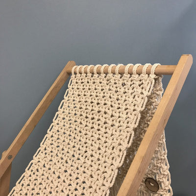 Deckchair Macrame Kit - Wool Couture