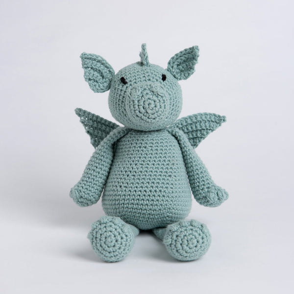 Dom The Dragon Crochet Kit - Cotton Collection - Wool Couture