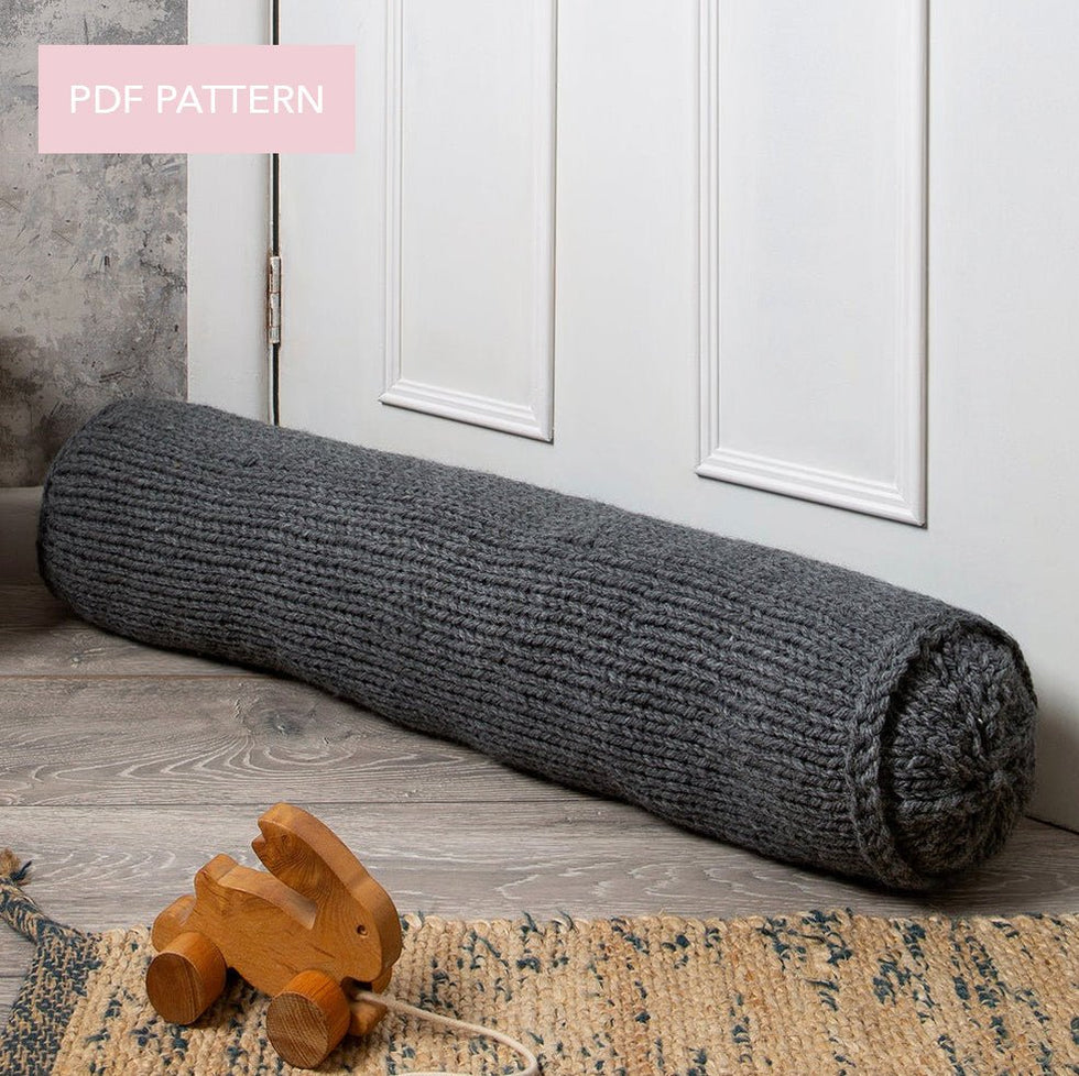Draught Excluder Knitting PDF Pattern Wool Couture