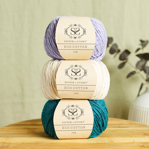 Eco Cotton 100g Balls - Wool Couture