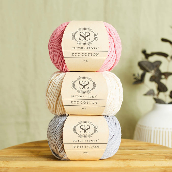 Eco Cotton 100g Balls - Wool Couture