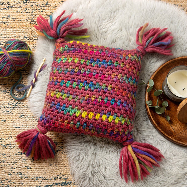 Ellie Cushion Crochet Kit - Wool Couture