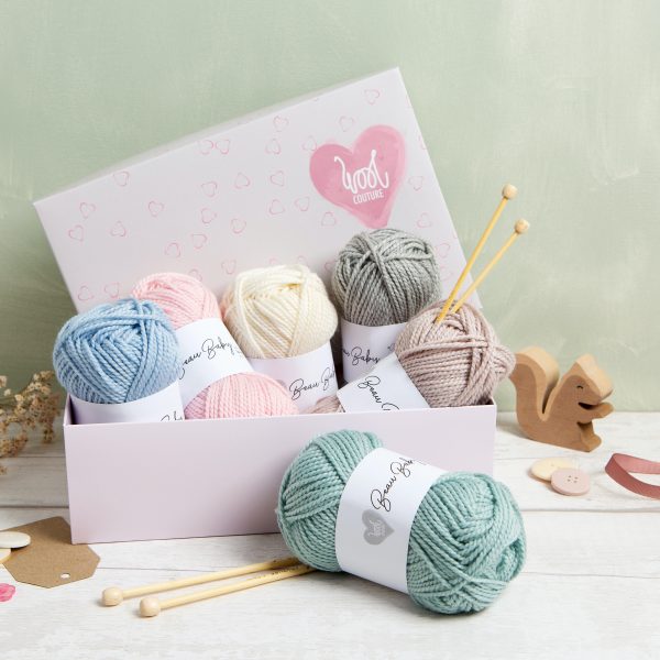 Emma Baby Jumper Knitting Kit - Wool Couture