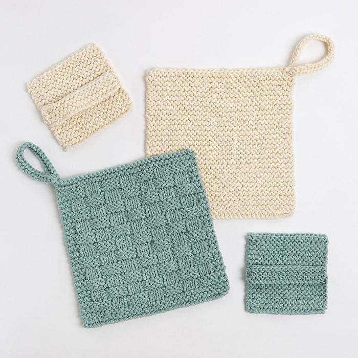 Face Cloth and Scrub Pad Knitting Kit - Wool Couture