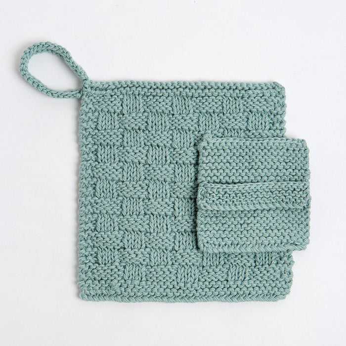 Face Cloth and Scrub Pad Knitting Kit - Wool Couture