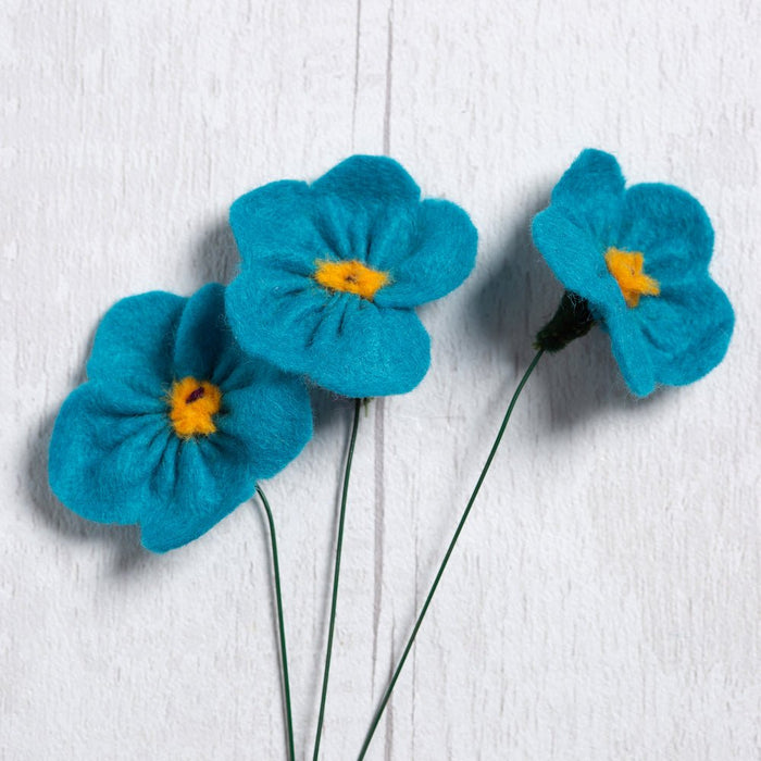 Felt Craft Kit - A Bouquet of Flowers - Wool Couture