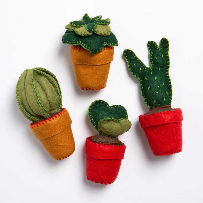 Felt Craft Kit - Easy Care Cactus - Wool Couture