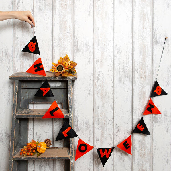 Felt Craft Kit - Happy Halloween Bunting - Wool Couture