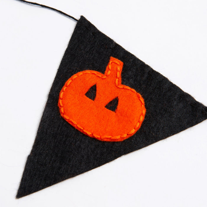 Felt Craft Kit - Happy Halloween Bunting - Wool Couture