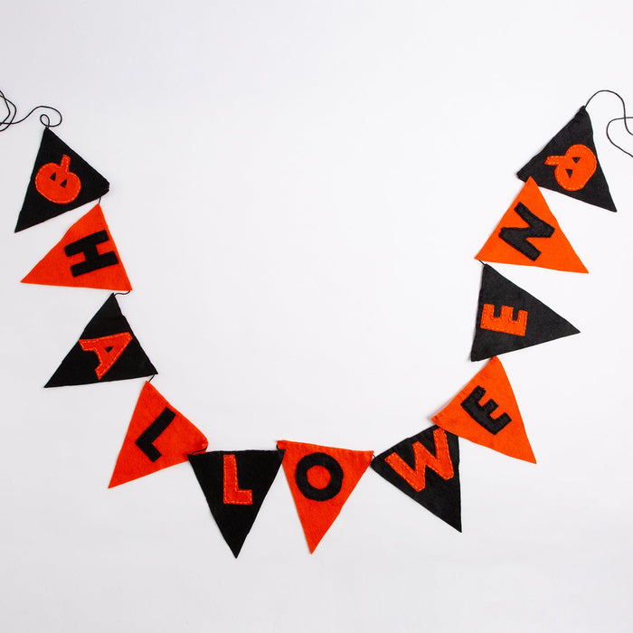 Felt Craft Kit - Happy Halloween Bunting - Wool Couture