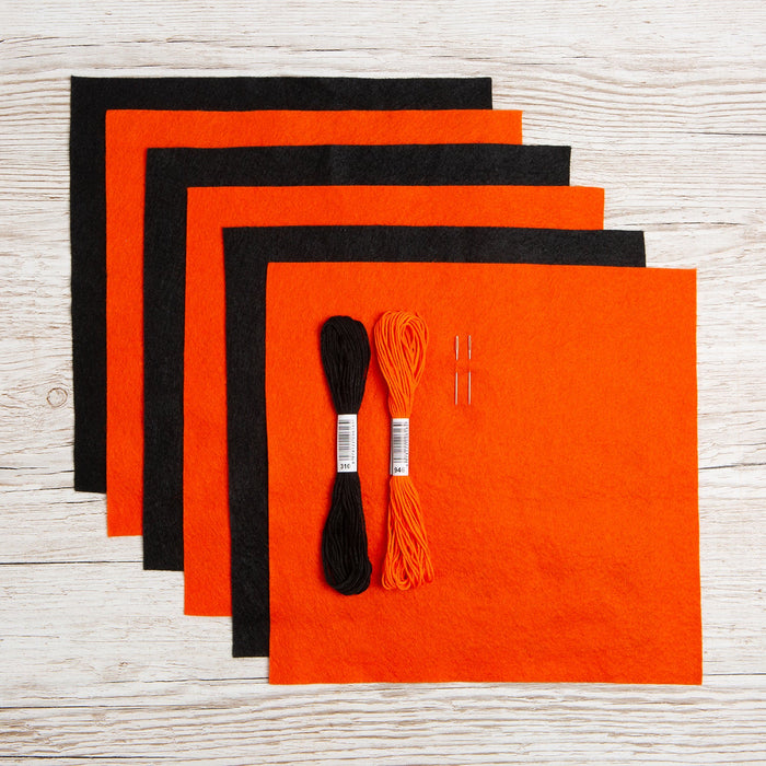 Felt Craft Kit - Happy Halloween Bunting - Wool Couture