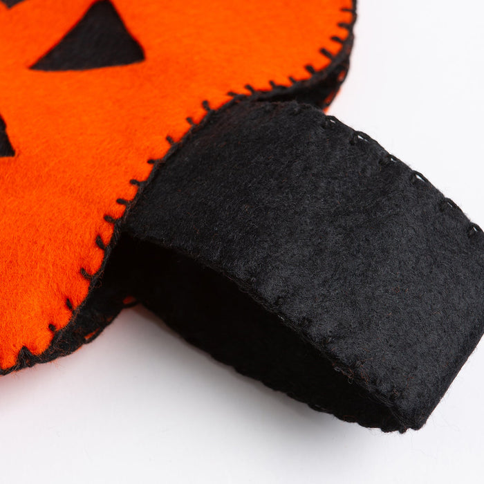 Felt Craft Kit - Pumpkin Trick Or Treat Bag - Wool Couture