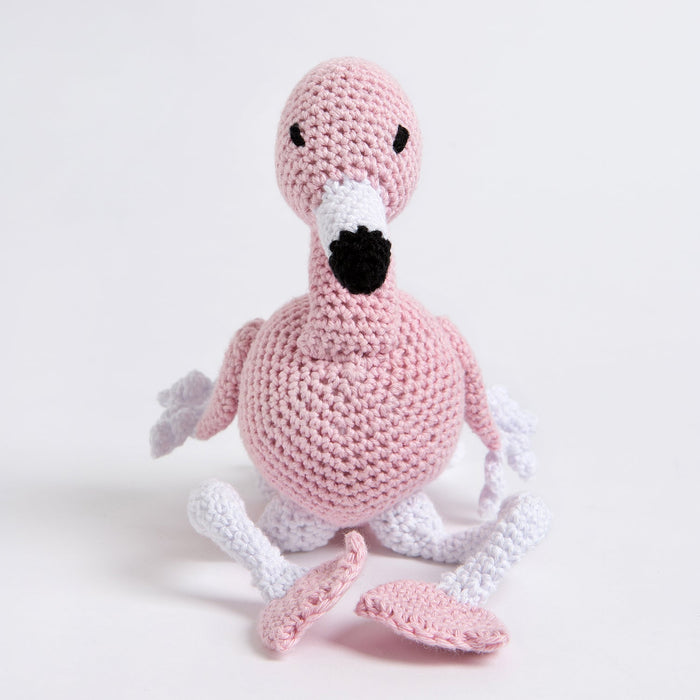 Freya The Flamingo - Cotton Crochet Kit - Wool Couture