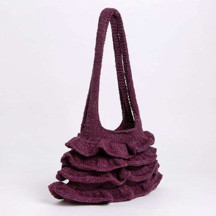 Frill Bag Knitting Kit - Wool Couture