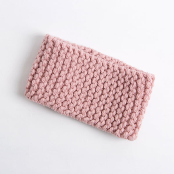 Garter Scarf & Headband Knitting Kit - Beginners Basics - Wool Couture