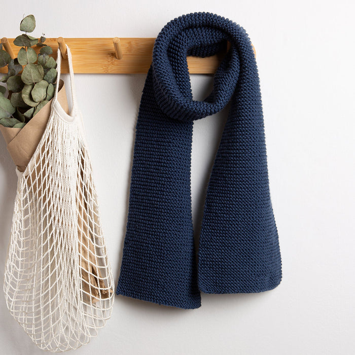 Garter Scarf Knitting Kit Wool Couture