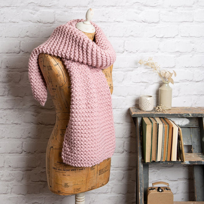 Garter Scarf Knitting Kit - Beginners Basics - Wool Couture