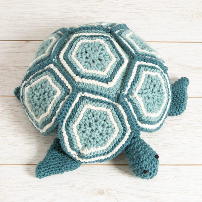 Giant Amelia the Turtle Knitting Kit - Wool Couture