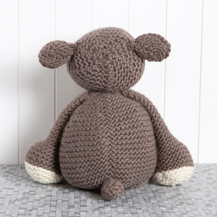 Giant Annie the Hippo Knitting Kit - Wool Couture