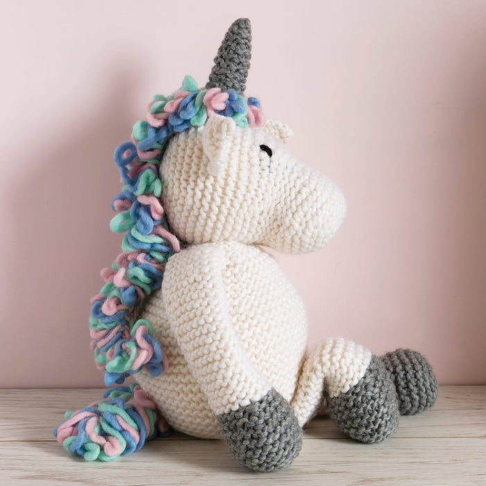 Giant Charlie the Unicorn Knitting Kit - Wool Couture