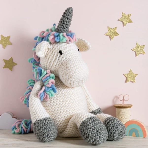 Giant Charlie the Unicorn Knitting Kit - Wool Couture
