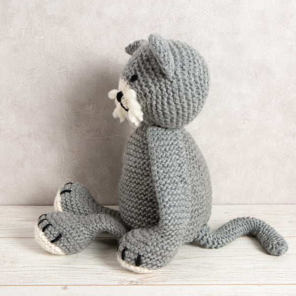 Giant Chloe the Cat Knitting Kit - Wool Couture