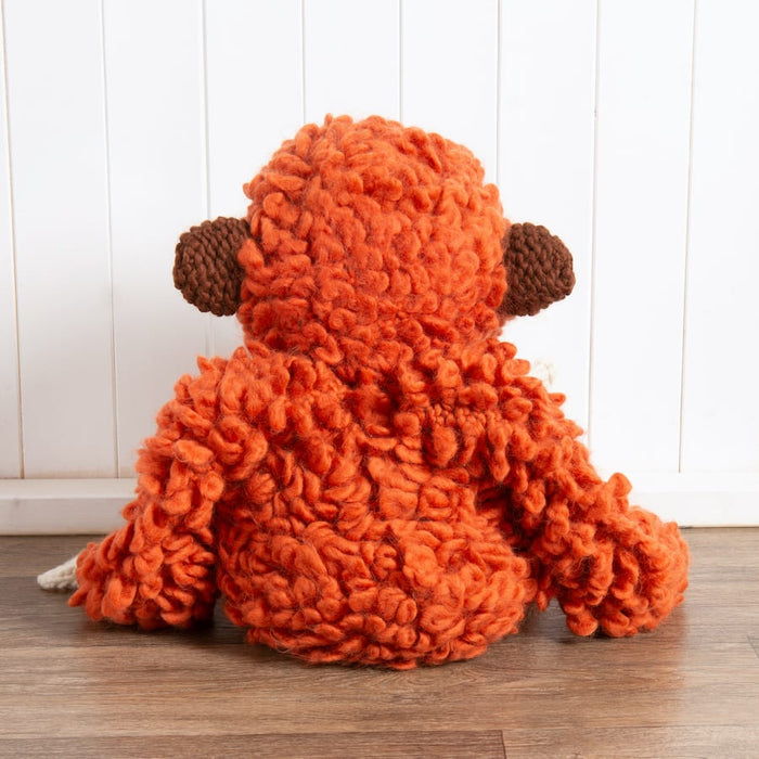 Giant David the Orangutan Knitting Kit - Wool Couture