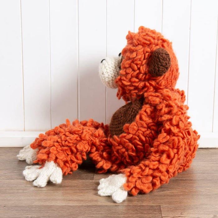 Giant David the Orangutan Knitting Kit - Wool Couture