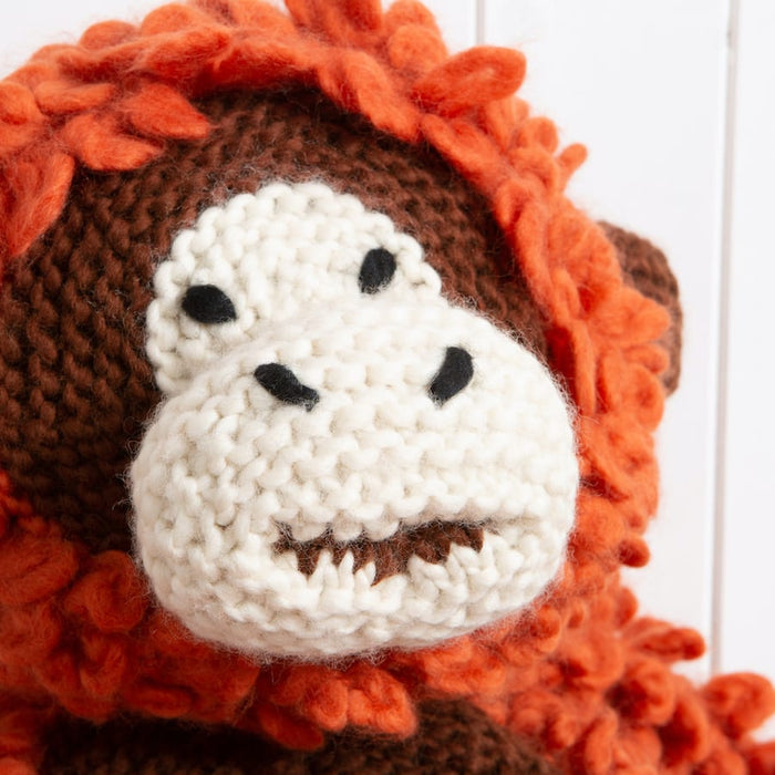 Giant David the Orangutan Knitting Kit - Wool Couture