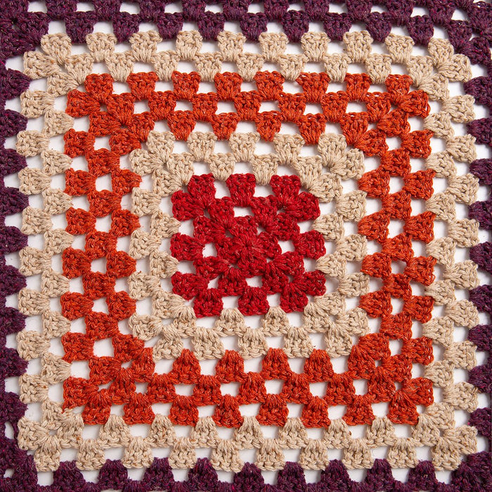 Blanket Crochet Kit for Beginners. Granny Square Crochet Throw. Catalonia  Granny Squares Blanket Crochet Kit by Wool Couture. 