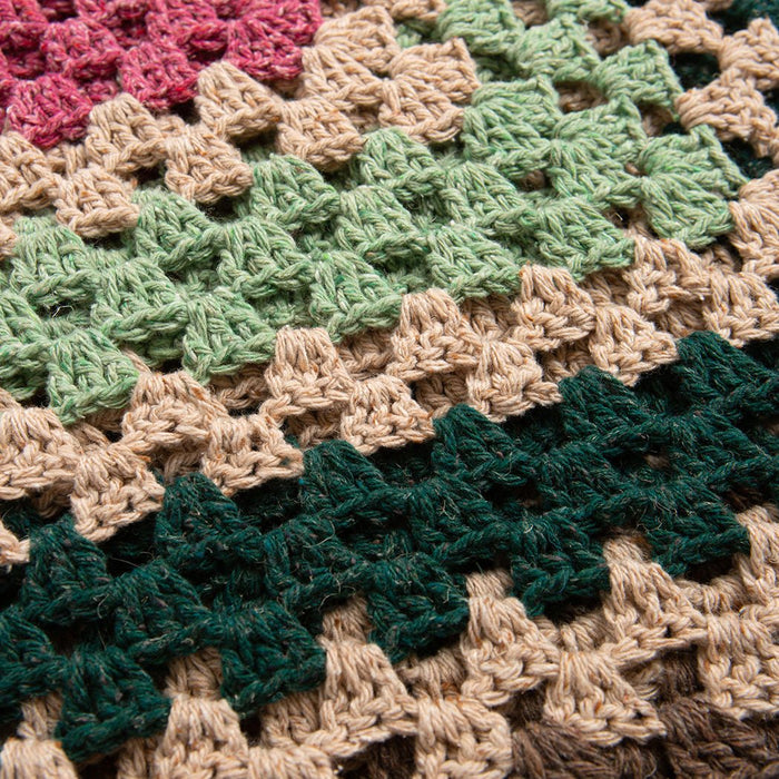 Giant Granny Square Blanket Crochet Kit - Wool Couture