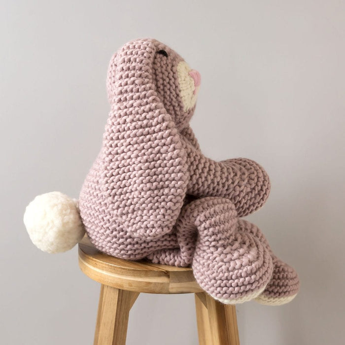 Giant Mabel Bunny Knitting Kit - Wool Couture