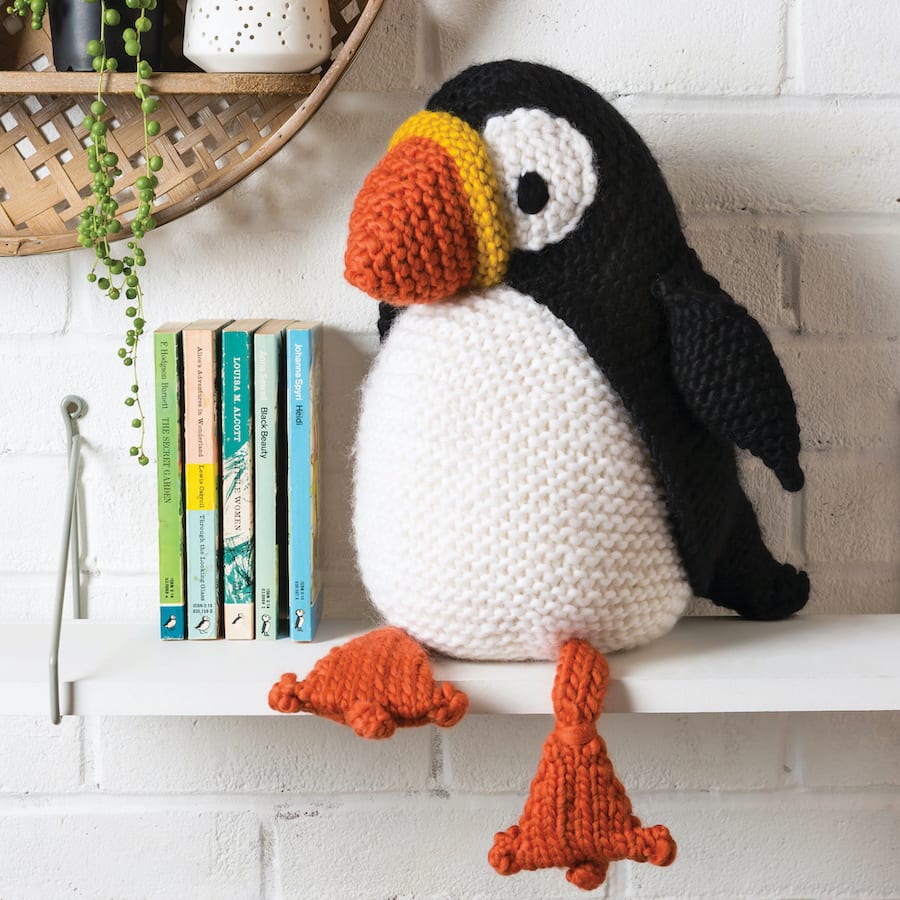 Giant Patrick the Puffin Knitting Kit Wool Couture