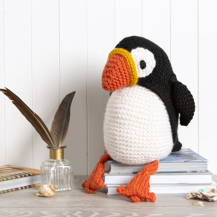 Giant Patrick the Puffin Knitting - Wool Couture