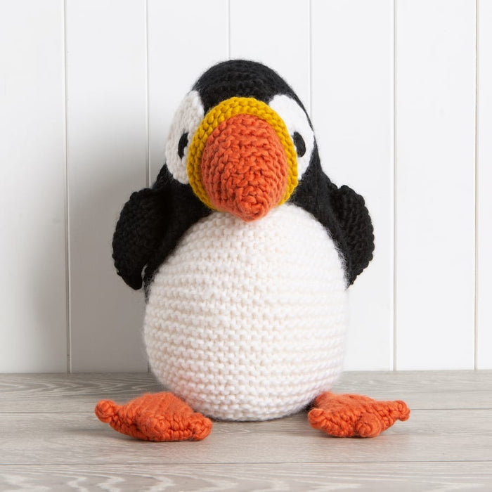 Giant Patrick the Puffin Knitting - Wool Couture