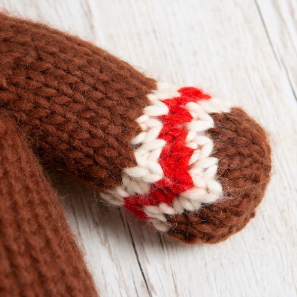 Gingerbread Man Knitting Kit - Wool Couture