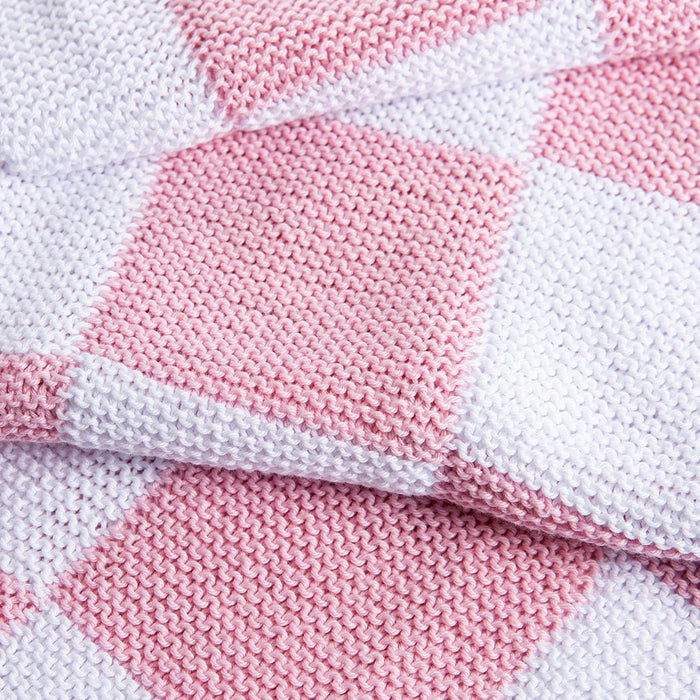 Gingham Blanket Knitting Kit - Wool Couture
