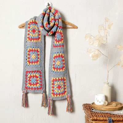 Granny Annie Squares Crochet Kit - Wool Couture