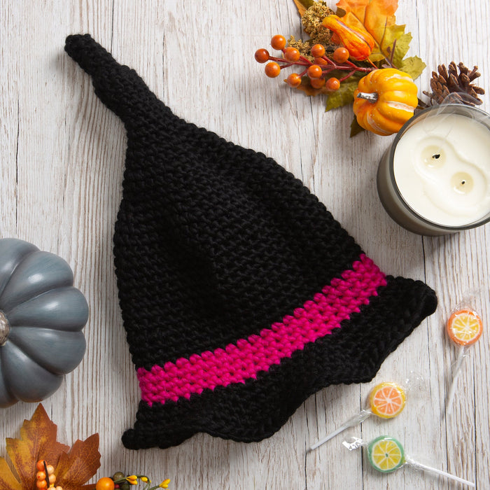 Halloween Crochet Kit - Witch's Hat - Wool Couture